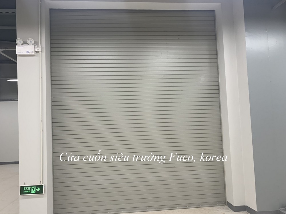 Cửa cuốn Đài Loan, cửa cuốn nhà xưởng được sản xuất và lắp đặt bởi. Liên hệ Fuco